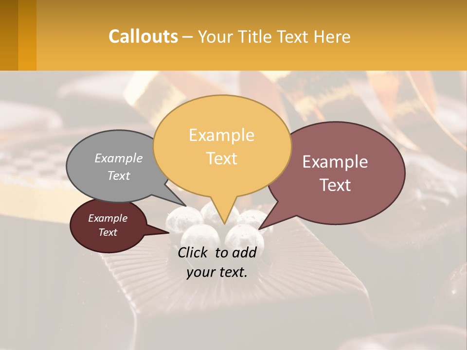 Background Party Dessert PowerPoint Template