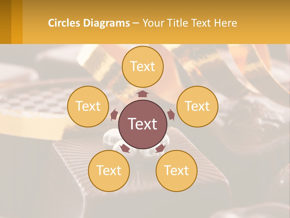 Background Party Dessert PowerPoint Template