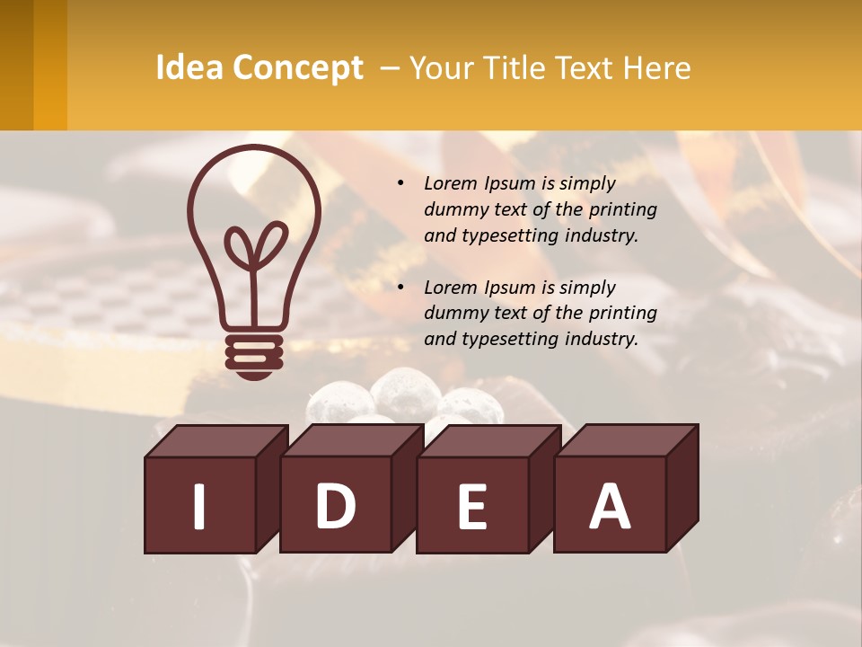 Background Party Dessert PowerPoint Template