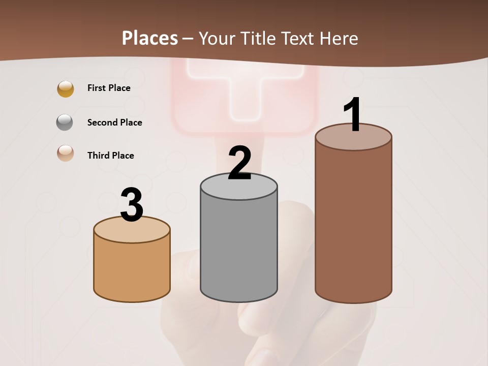 Party Flag Cupcake PowerPoint Template