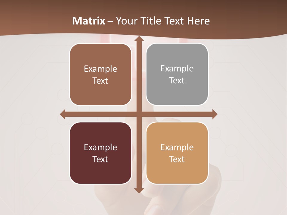 Party Flag Cupcake PowerPoint Template