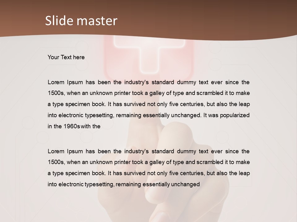 Party Flag Cupcake PowerPoint Template