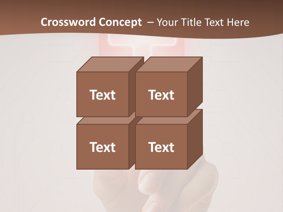 Party Flag Cupcake PowerPoint Template