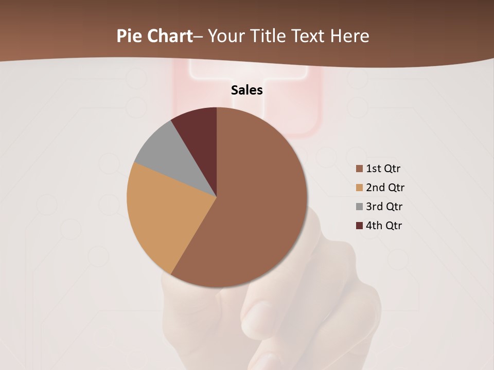 Party Flag Cupcake PowerPoint Template