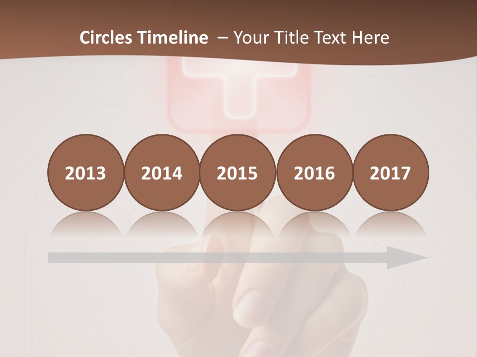 Party Flag Cupcake PowerPoint Template