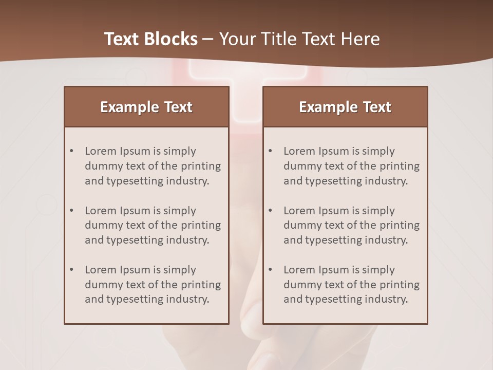 Party Flag Cupcake PowerPoint Template