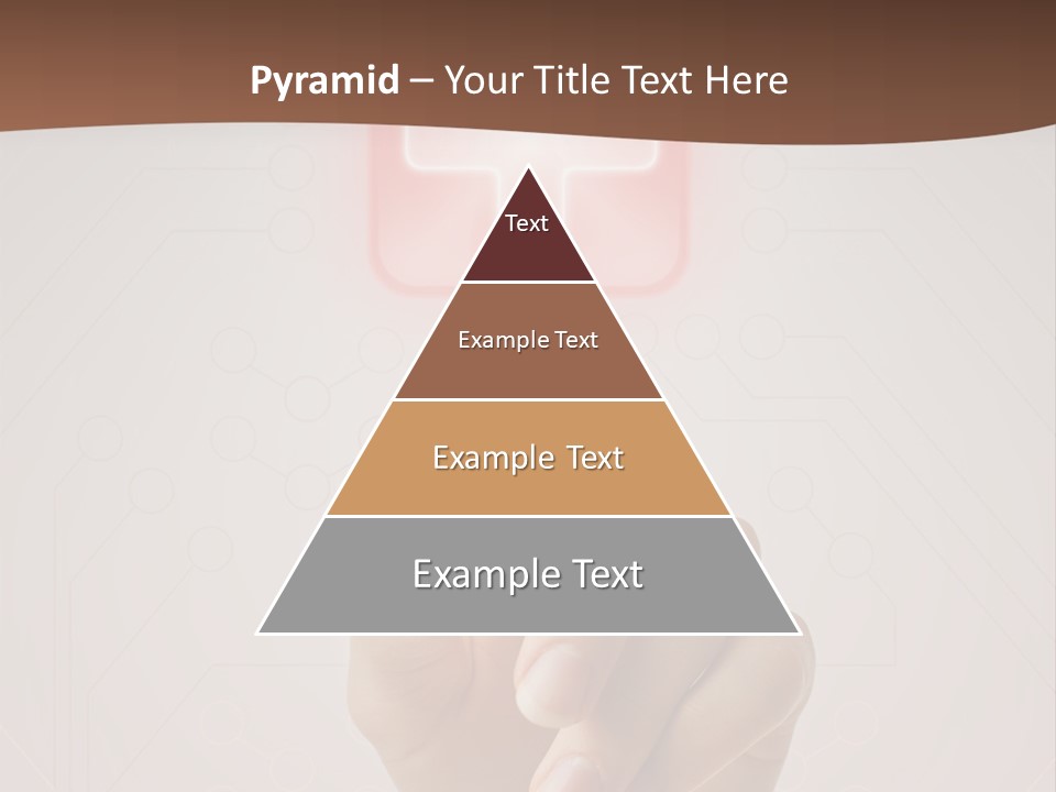 Party Flag Cupcake PowerPoint Template