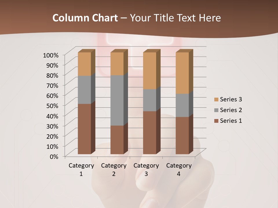 Party Flag Cupcake PowerPoint Template