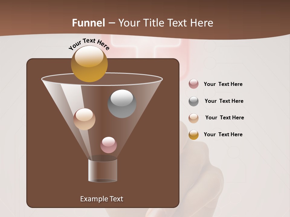 Party Flag Cupcake PowerPoint Template