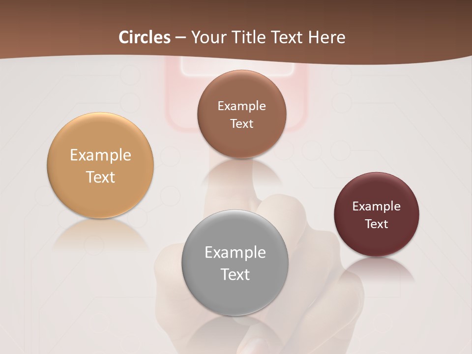 Party Flag Cupcake PowerPoint Template