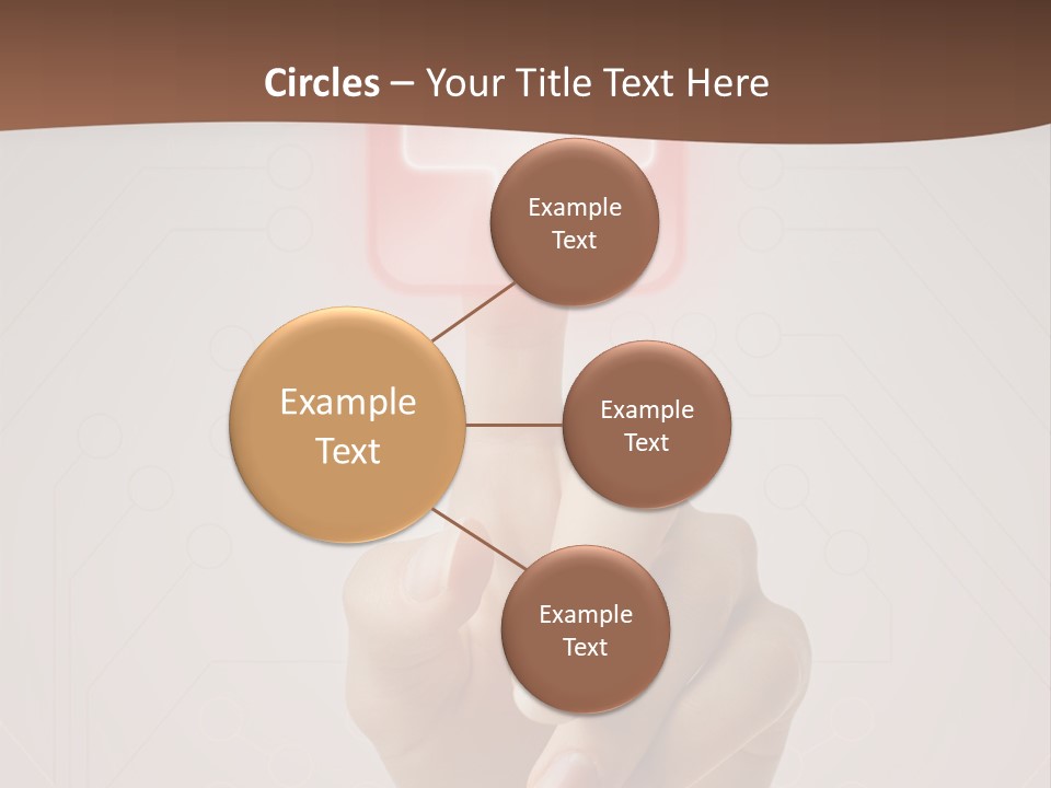 Party Flag Cupcake PowerPoint Template