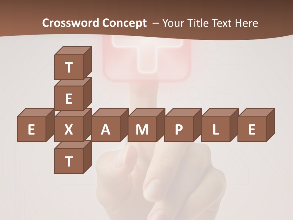 Party Flag Cupcake PowerPoint Template