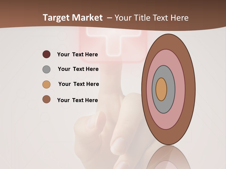 Party Flag Cupcake PowerPoint Template