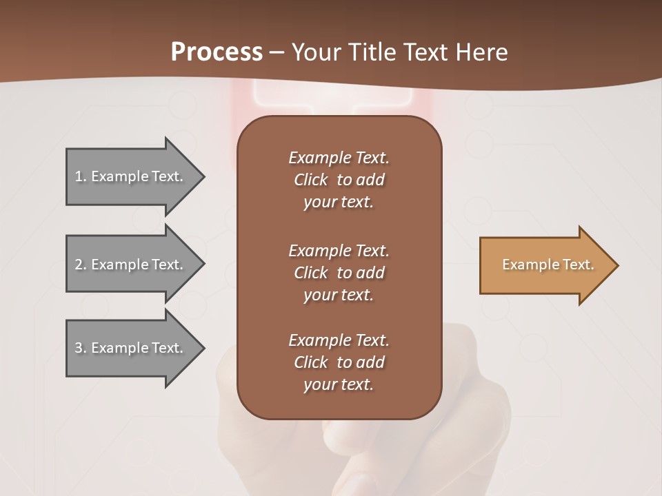 Party Flag Cupcake PowerPoint Template