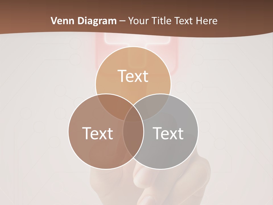 Party Flag Cupcake PowerPoint Template