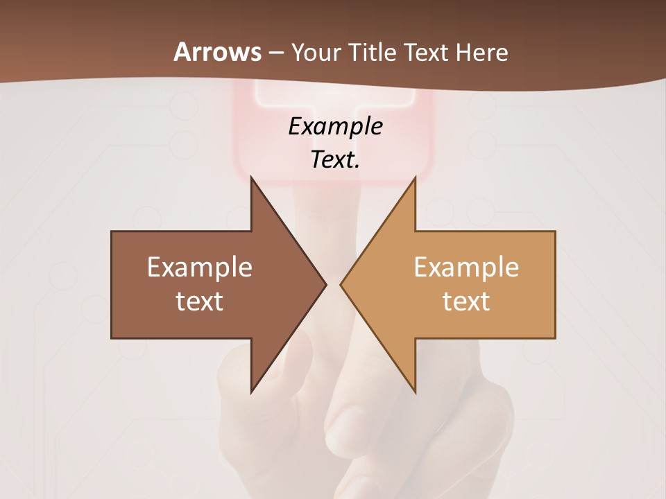 Party Flag Cupcake PowerPoint Template