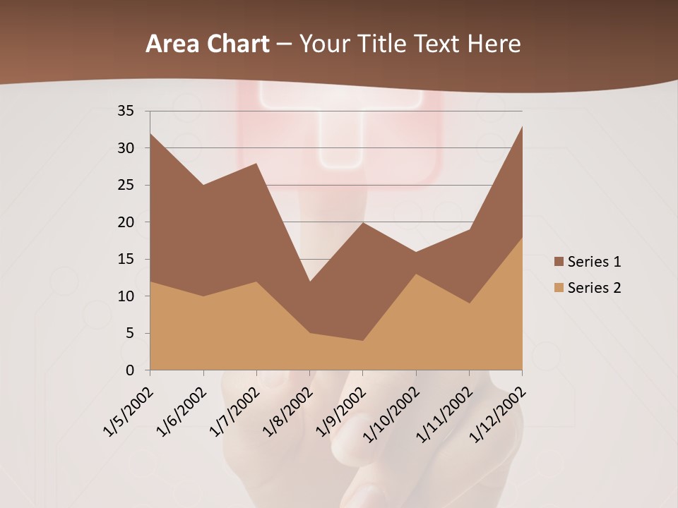 Party Flag Cupcake PowerPoint Template