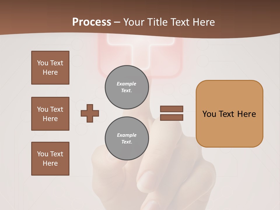 Party Flag Cupcake PowerPoint Template