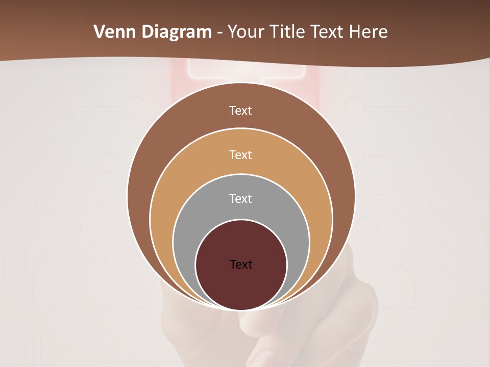 Party Flag Cupcake PowerPoint Template