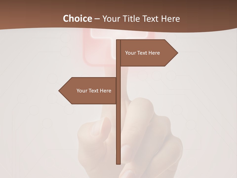 Party Flag Cupcake PowerPoint Template