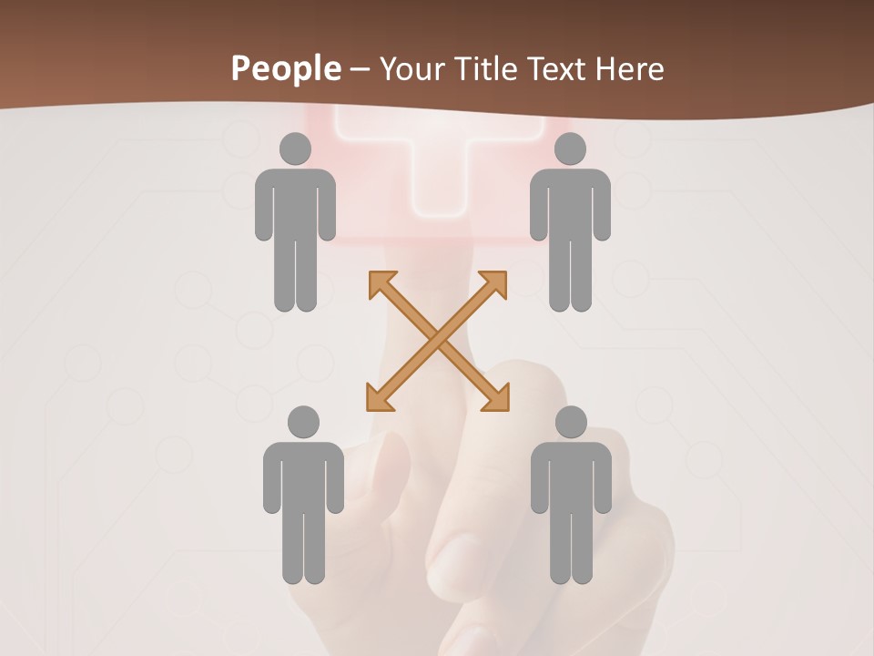 Party Flag Cupcake PowerPoint Template