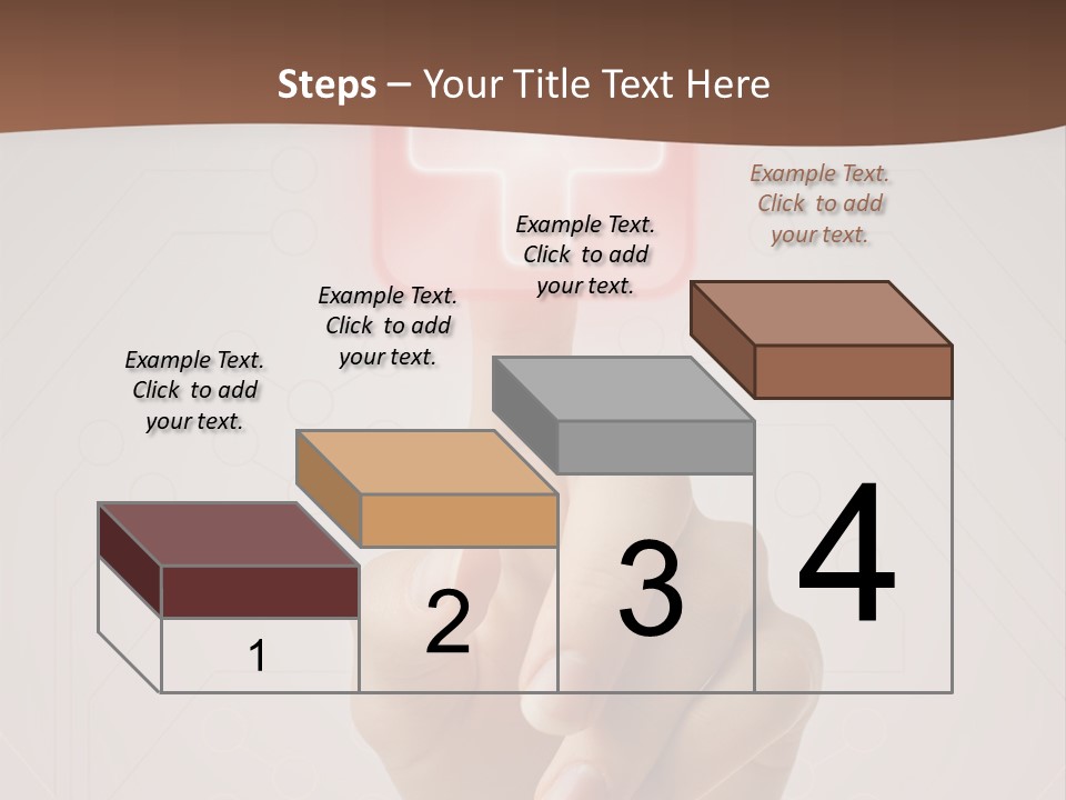 Party Flag Cupcake PowerPoint Template