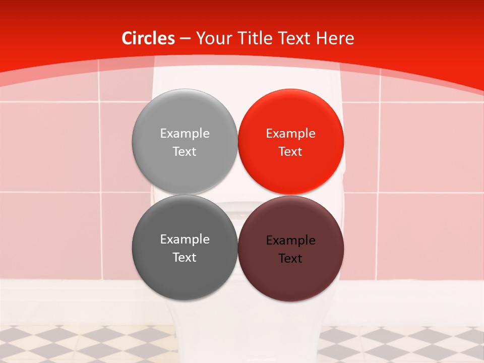 Flag Shape Cartoon PowerPoint Template