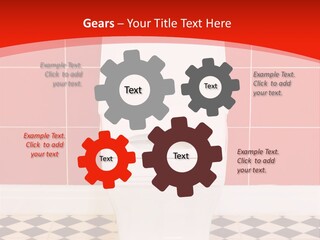 Flag Shape Cartoon PowerPoint Template