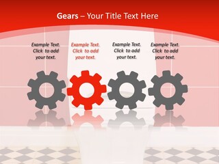 Flag Shape Cartoon PowerPoint Template