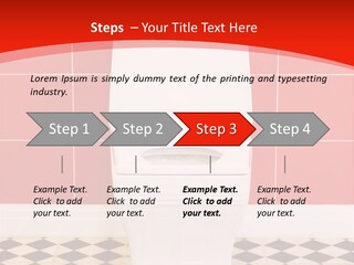 Flag Shape Cartoon PowerPoint Template