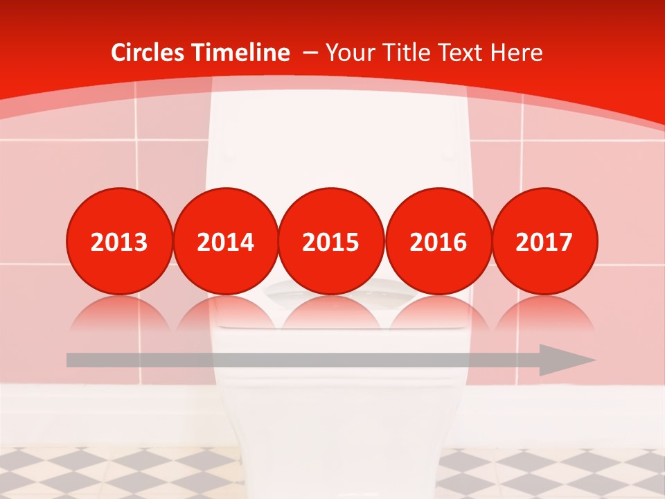 Flag Shape Cartoon PowerPoint Template