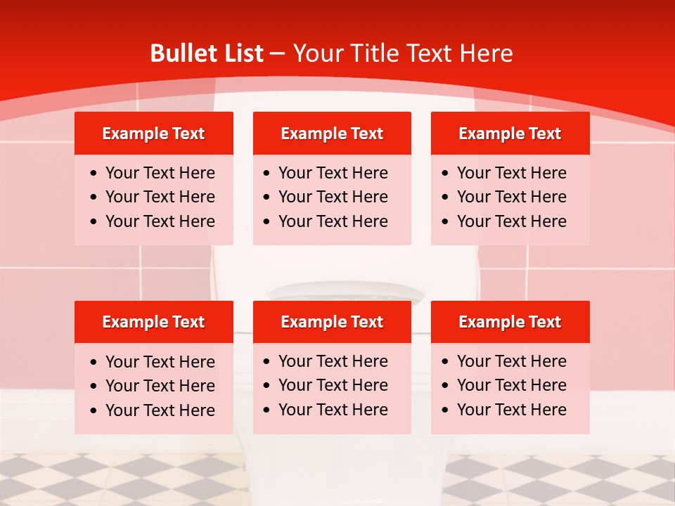 Flag Shape Cartoon PowerPoint Template
