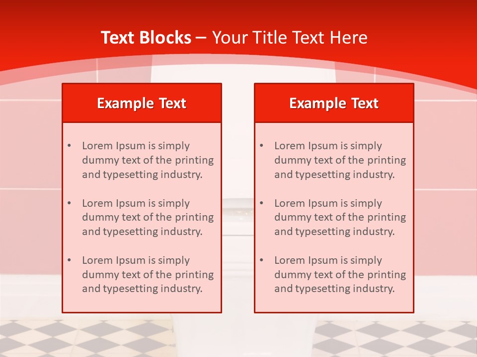 Flag Shape Cartoon PowerPoint Template