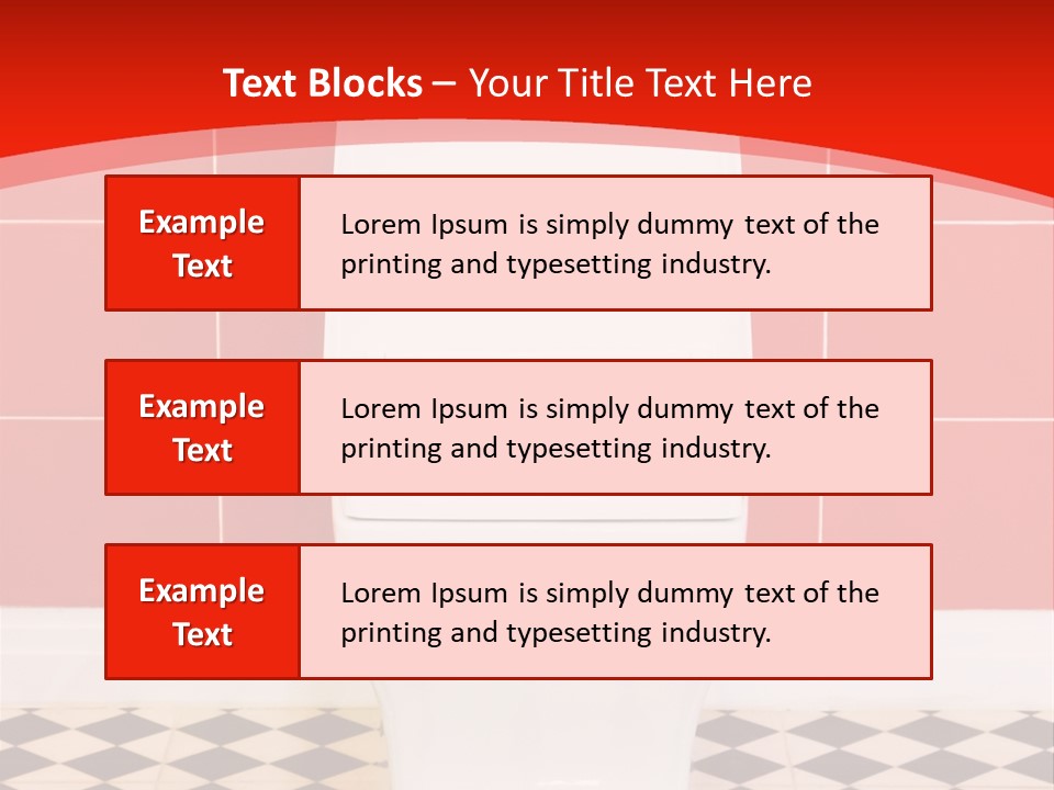 Flag Shape Cartoon PowerPoint Template