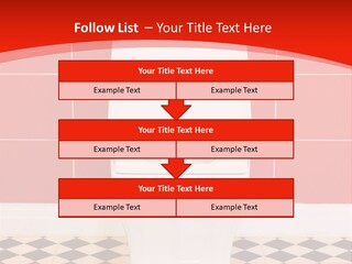 Flag Shape Cartoon PowerPoint Template