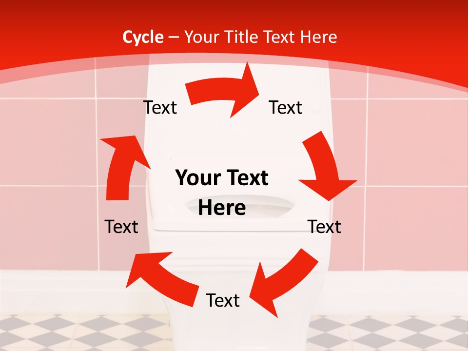 Flag Shape Cartoon PowerPoint Template