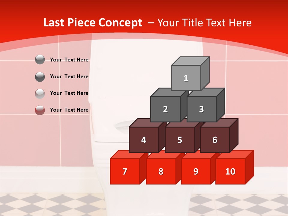 Flag Shape Cartoon PowerPoint Template