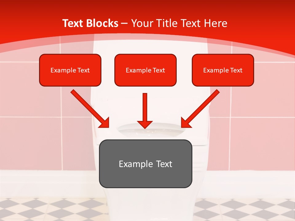 Flag Shape Cartoon PowerPoint Template