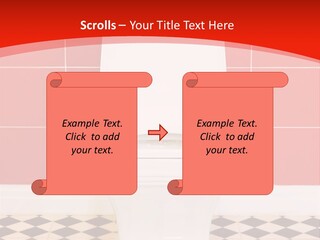 Flag Shape Cartoon PowerPoint Template