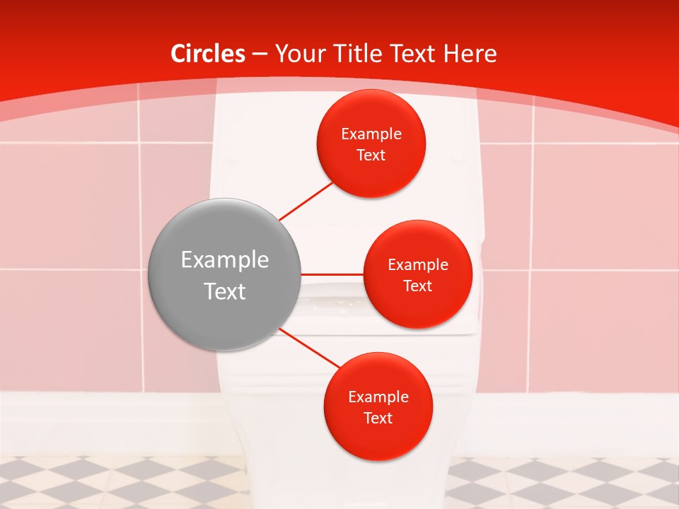 Flag Shape Cartoon PowerPoint Template