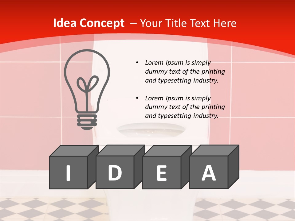 Flag Shape Cartoon PowerPoint Template