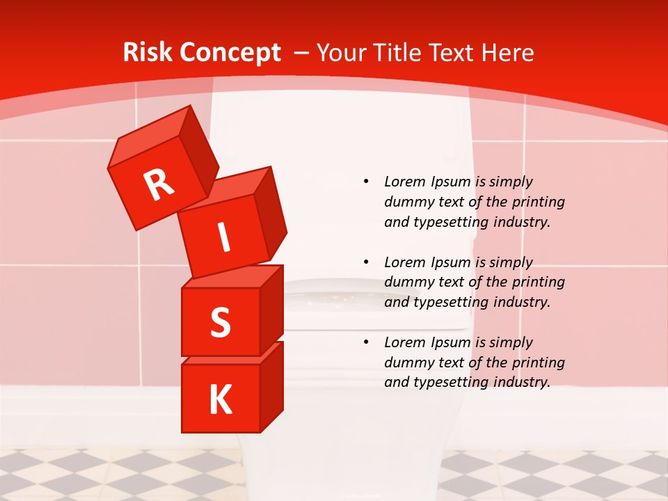 Flag Shape Cartoon PowerPoint Template