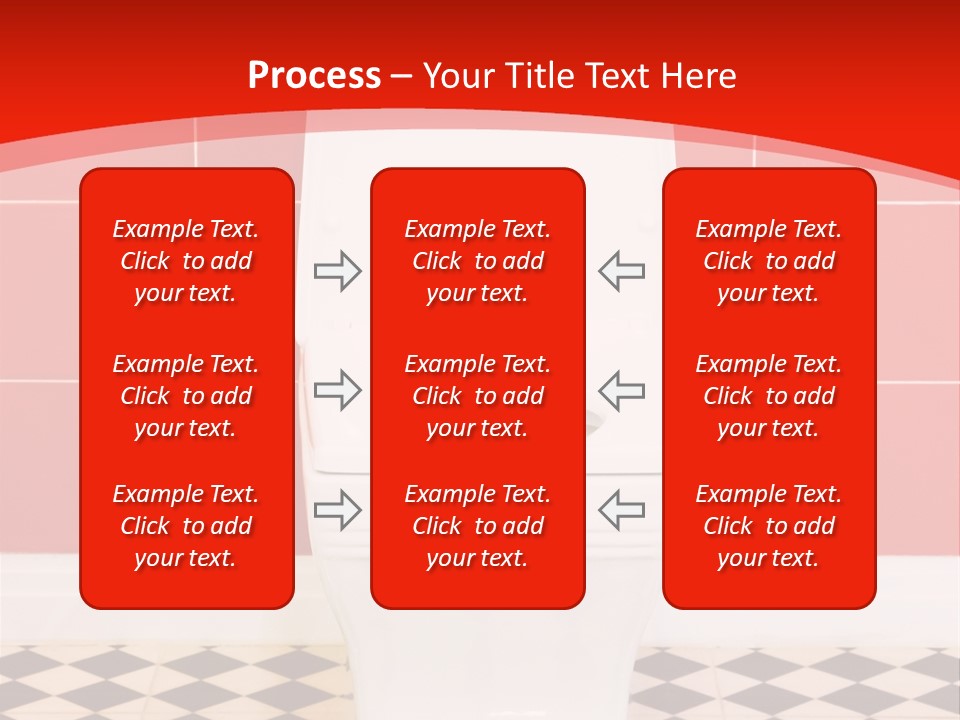Flag Shape Cartoon PowerPoint Template