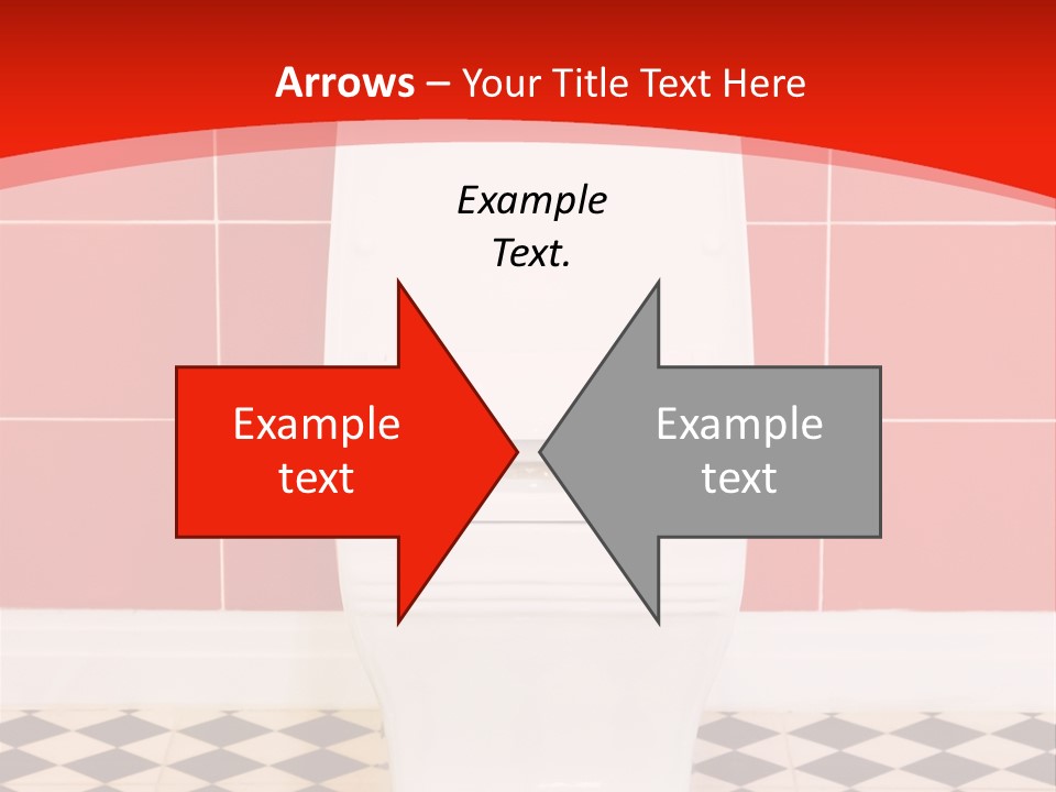 Flag Shape Cartoon PowerPoint Template