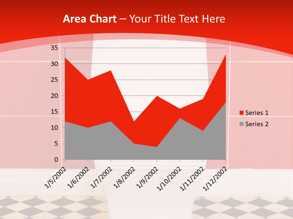 Flag Shape Cartoon PowerPoint Template