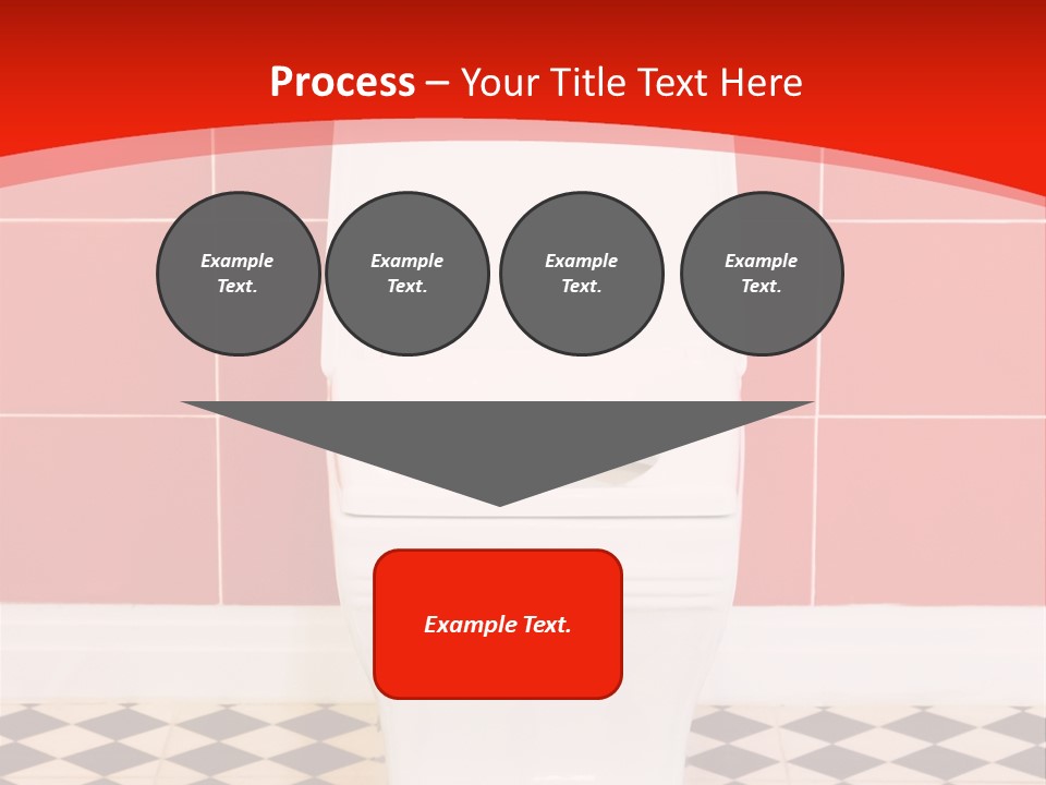 Flag Shape Cartoon PowerPoint Template