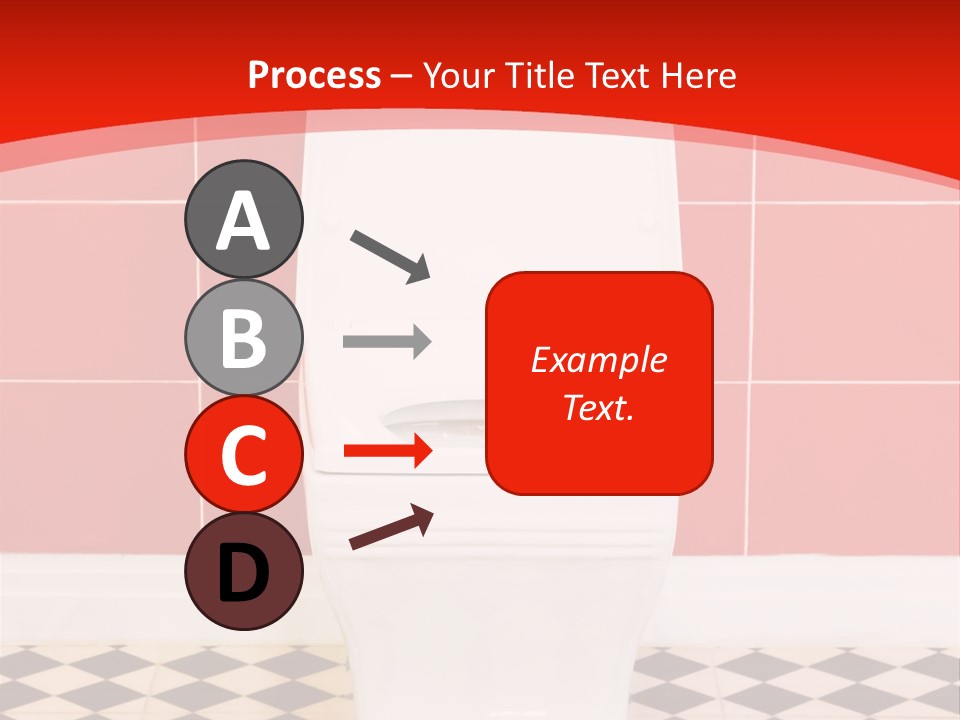 Flag Shape Cartoon PowerPoint Template