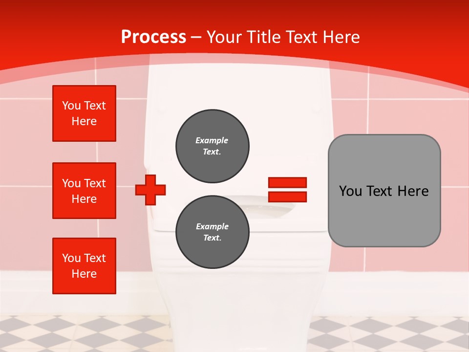Flag Shape Cartoon PowerPoint Template