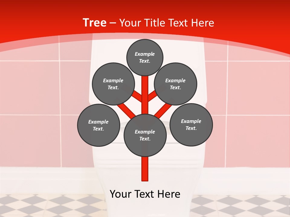 Flag Shape Cartoon PowerPoint Template