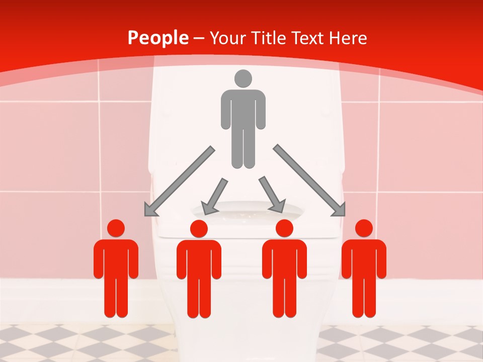 Flag Shape Cartoon PowerPoint Template